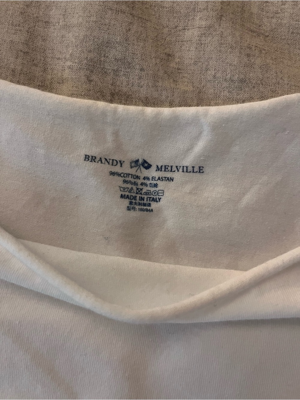Brandy Melville “Bonnie Top” long-sleeve off the shoulder tees - set of 2 - Picture 7 of 8